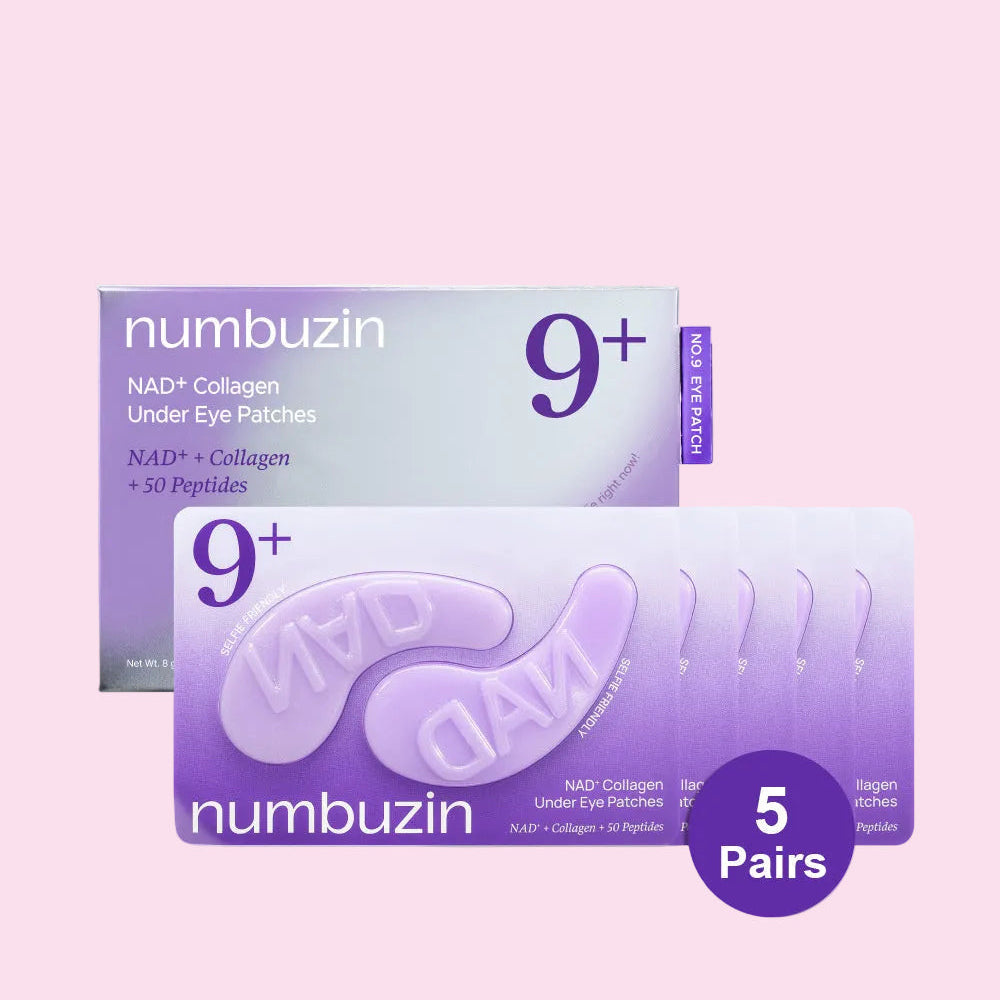 Numbuzin No.9 NAD+ Collagen Under Eye Patches (5 Pairs)