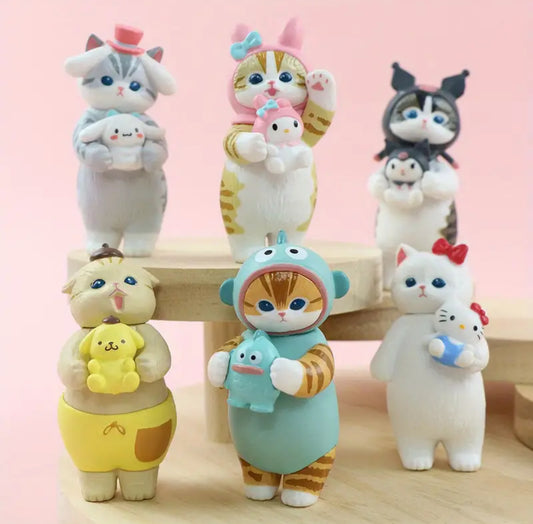 Mofusand X Sanrio Costume Series Blind Box Mini Figure