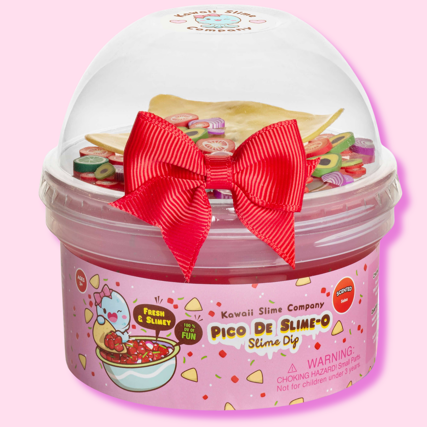 Kawaii Slime Co. Pico De Slime-O Jelly Cube Slime Dip