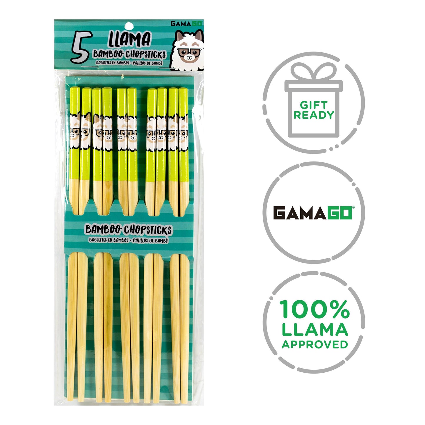 Llama Bamboo Chopsticks