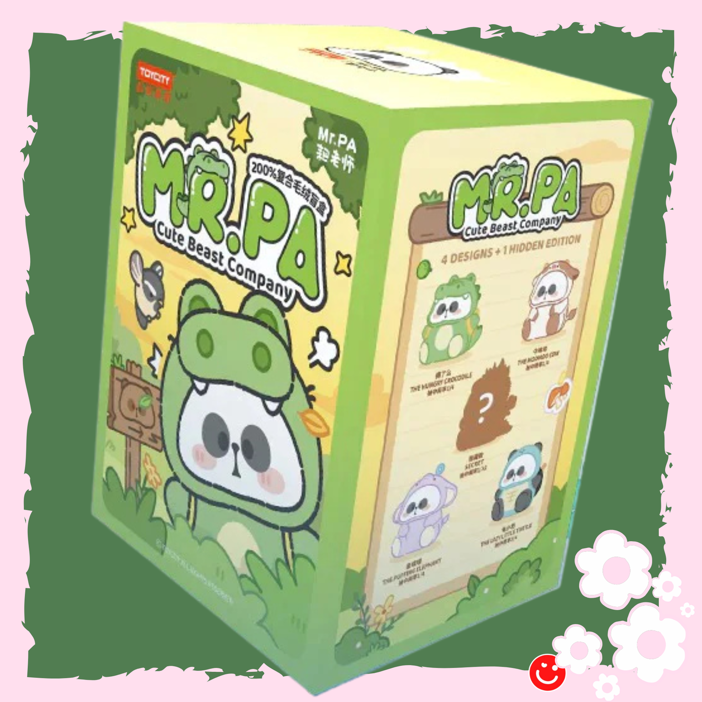 Toy City Mr. Pa 400% Cute Beast Company Series Plush Doll Blind Box