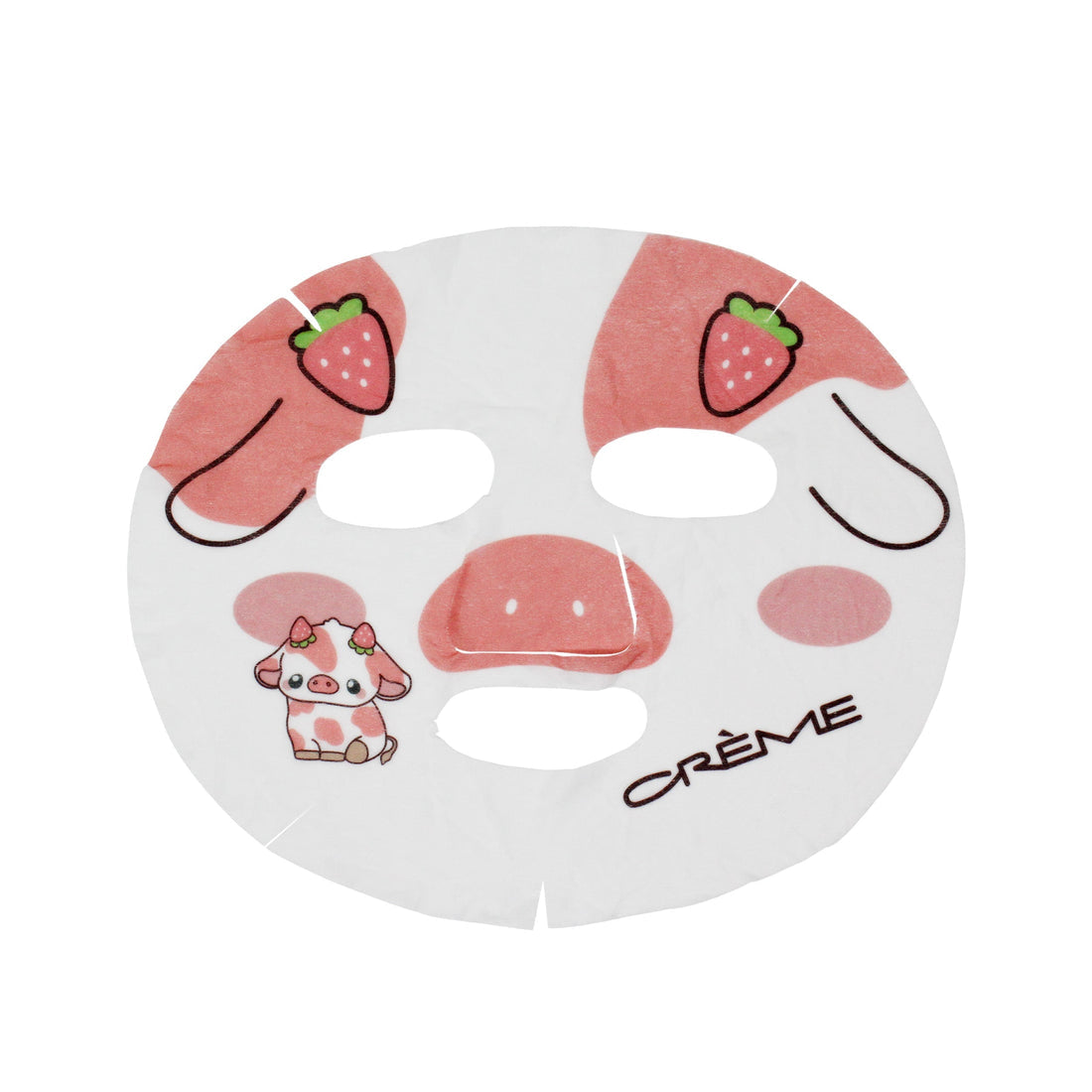 Crème Shop Be Milky, Skin! Animated Strawberry Cow Face Mask