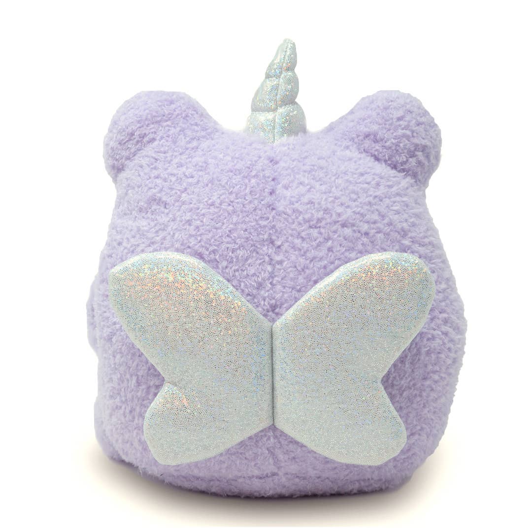 Soft Fluffy Purple Fairy Uni-Wawa Unicorn Frog Plushie