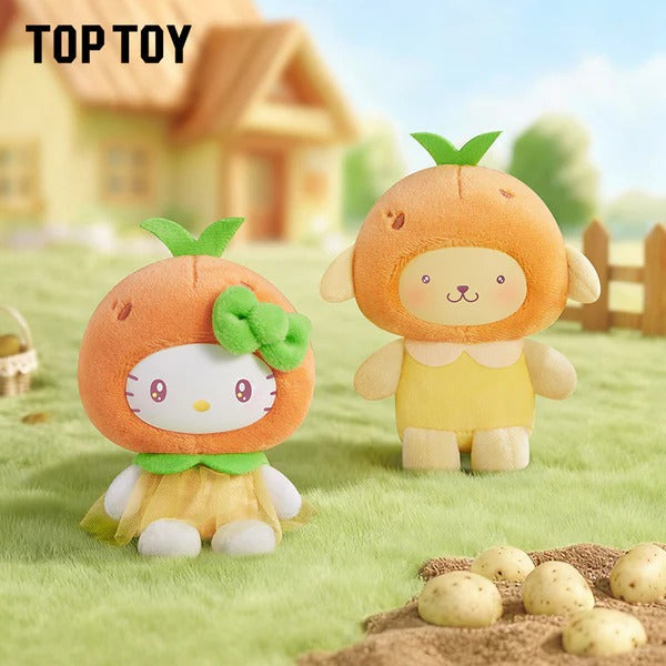 TOP TOY Sanrio Characters Fruit & Vegetable Series Mini Vinyl Keychain Pendant Blind Box