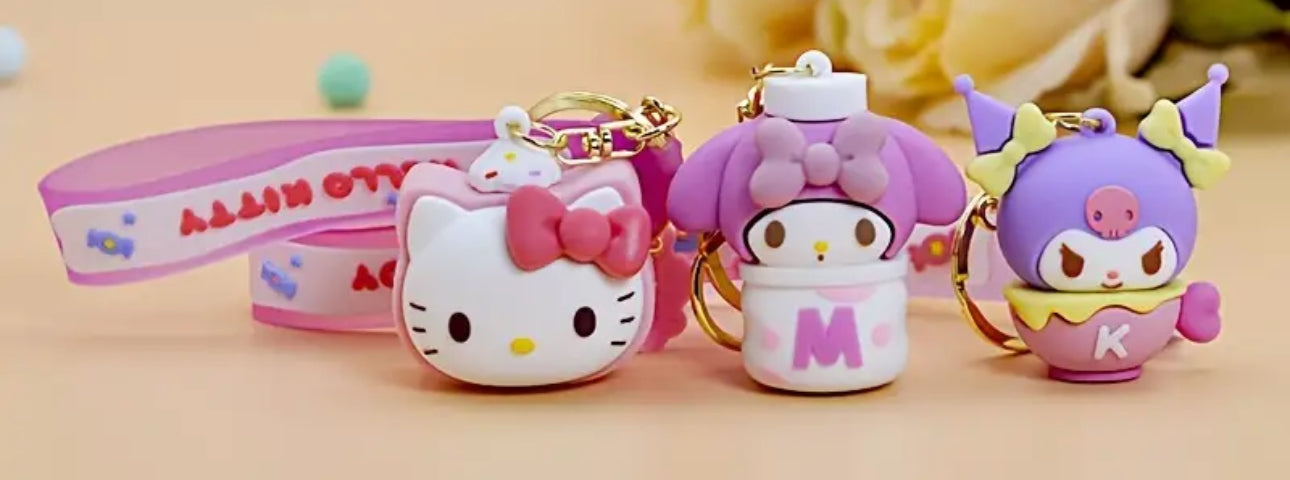 Sanrio Kawaii Dessert Keychain