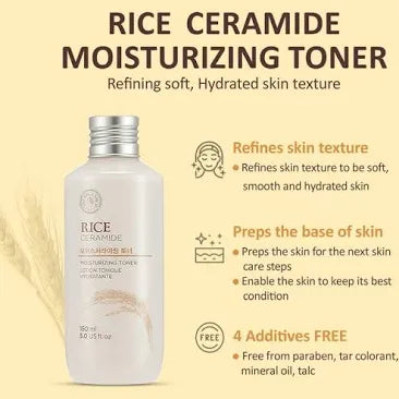 THE FACE SHOP - Rice & Ceramide Moisturizing Toner 150ml