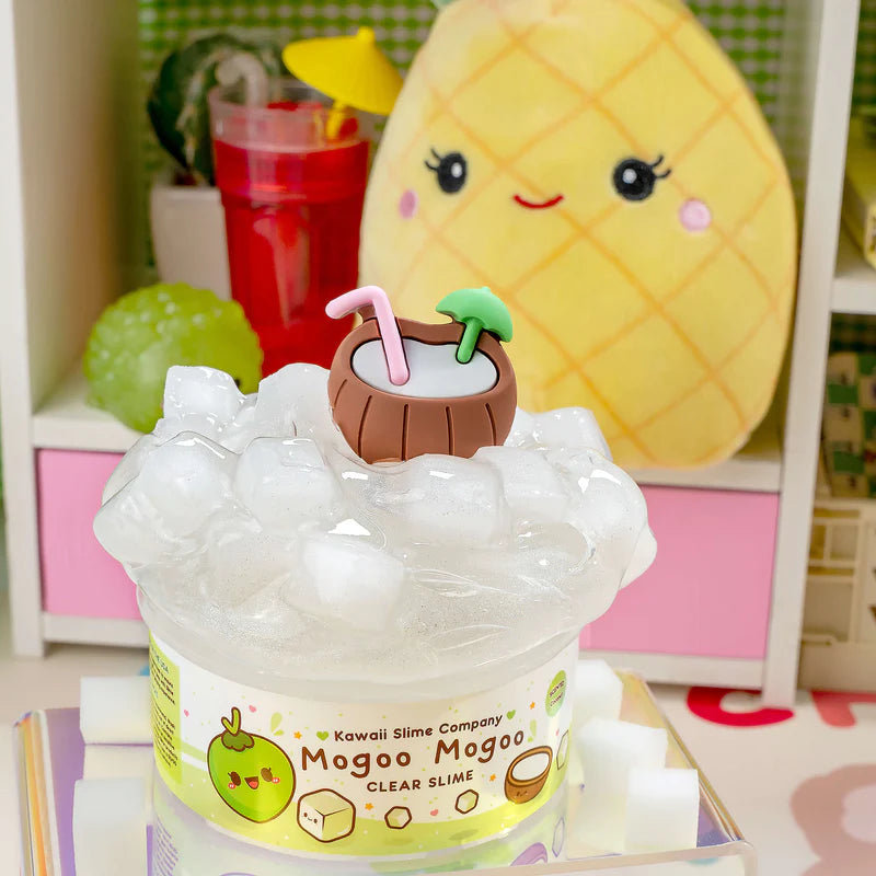 Kawaii Slime Co. Mogoo Mogoo Coconut Jelly Cube Clear Slime