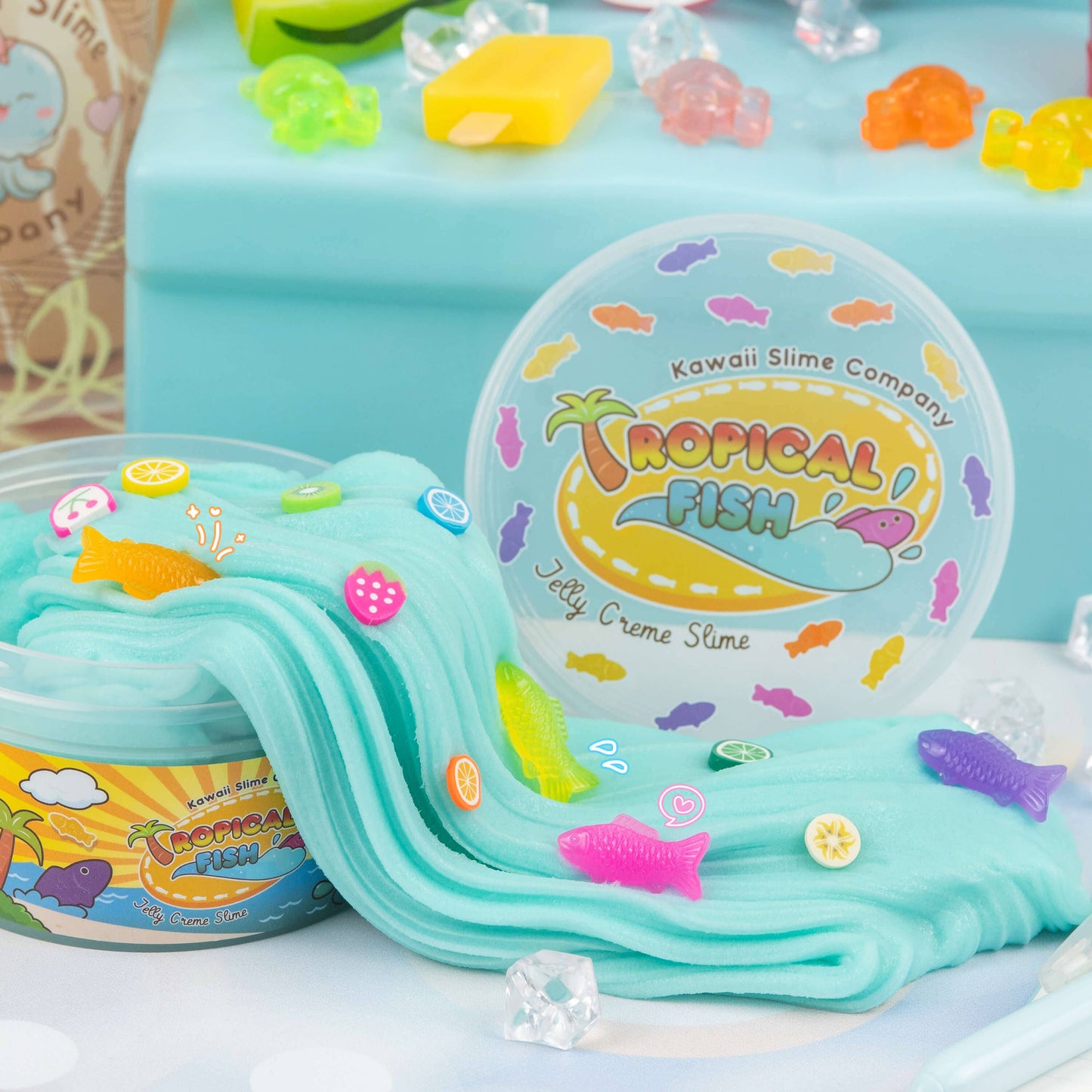 Kawaii Slime Co. Tropical Fish Jelly Creme Slime