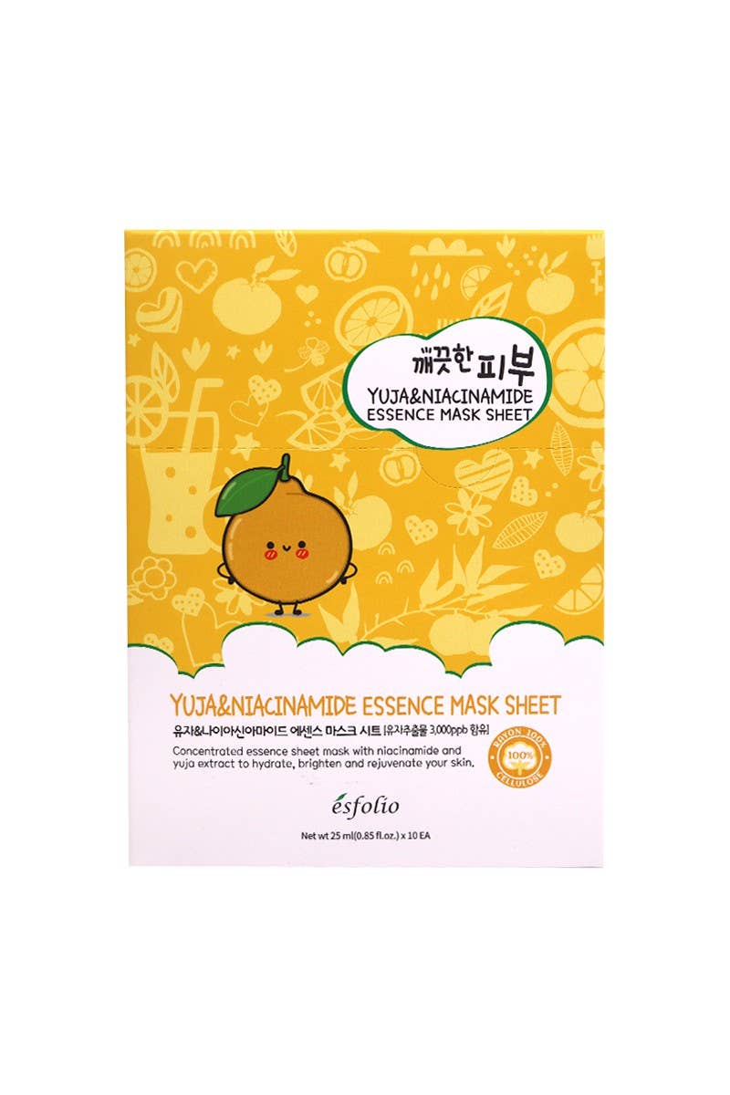 Esfolio Essence Mask Sheet Yuja & Niacinamide