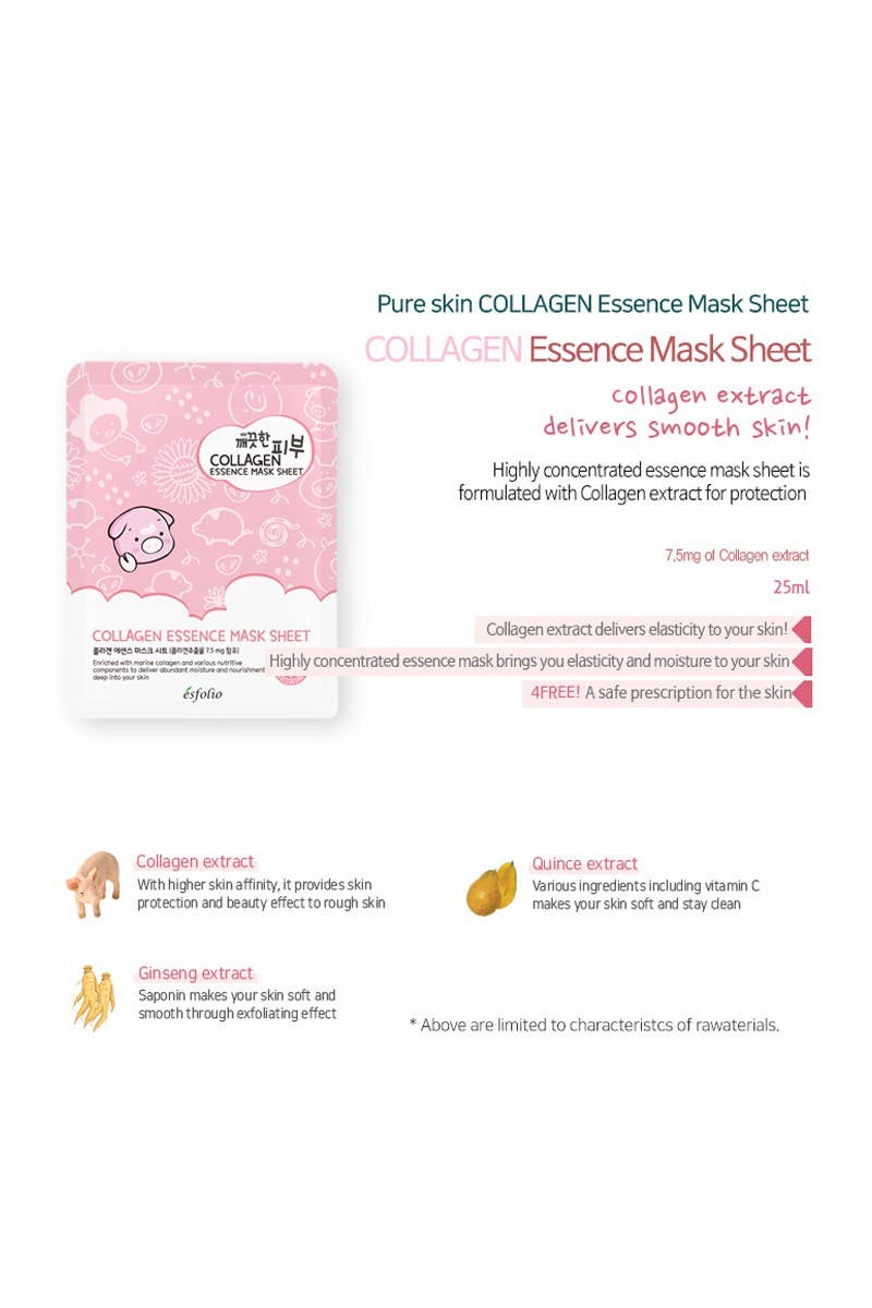 Esfolio Collagen Essence Sheet Mask