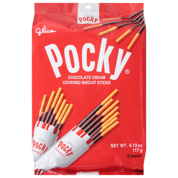 Pocky Biscuit Sticks Multi Pack of 9