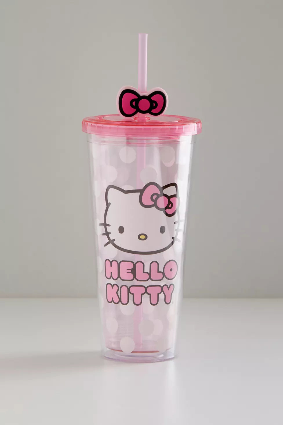 Hello Kitty Tumbler w Lid and Topper