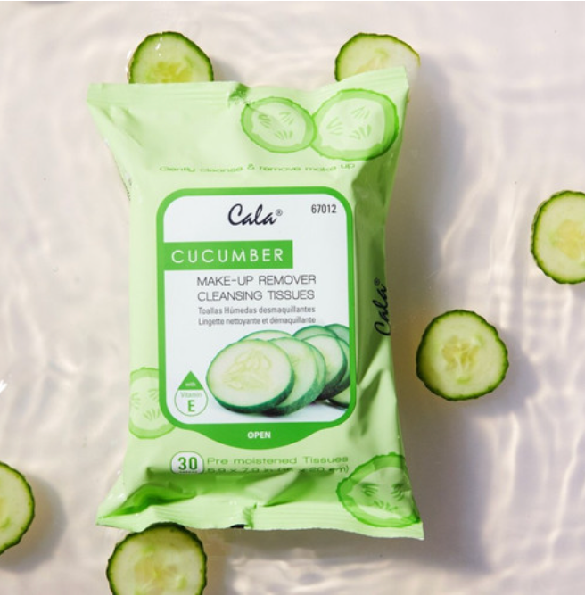 Cala Makeup Remover Wipes Tissue Cleanser: Aloe Vera