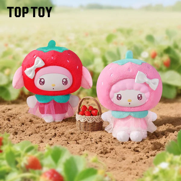 TOP TOY Sanrio Characters Fruit & Vegetable Series Mini Vinyl Keychain Pendant Blind Box