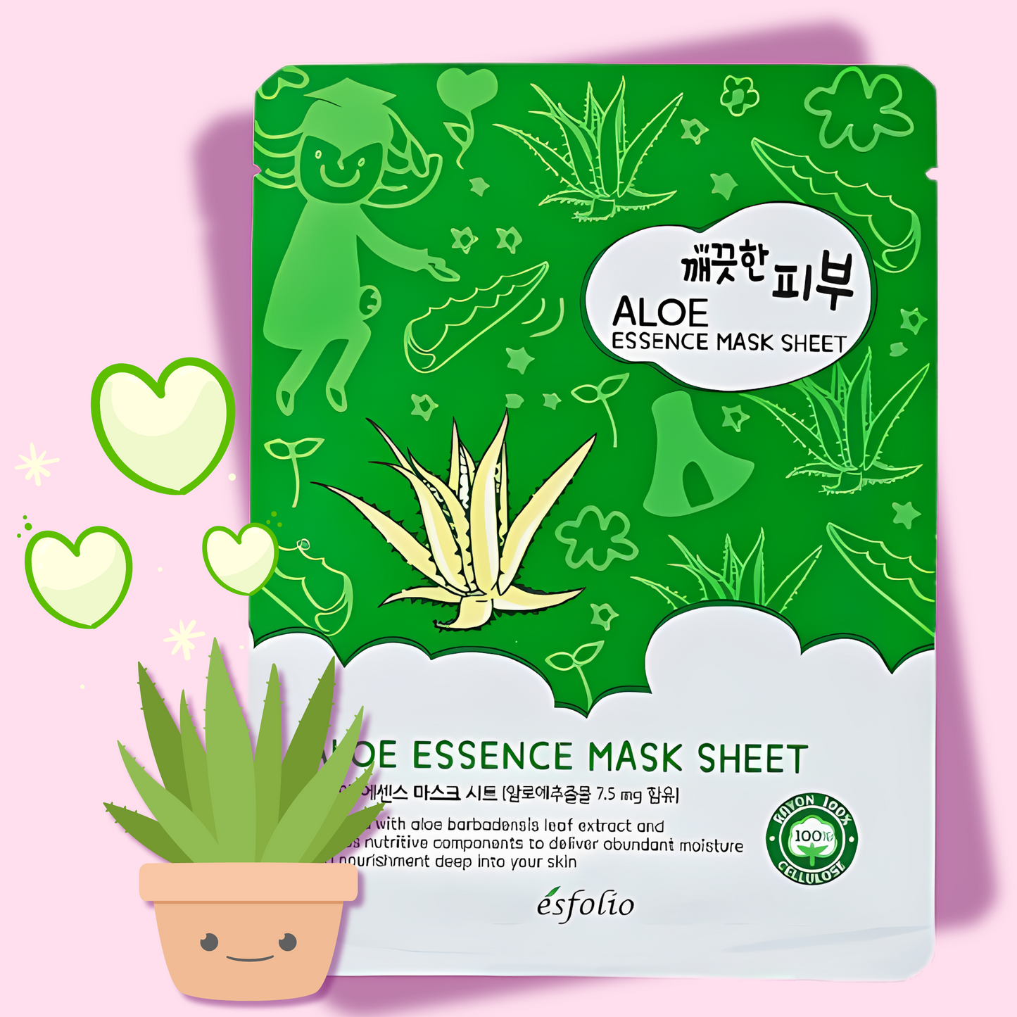 Esfolio Aloe Essence Sheet Mask