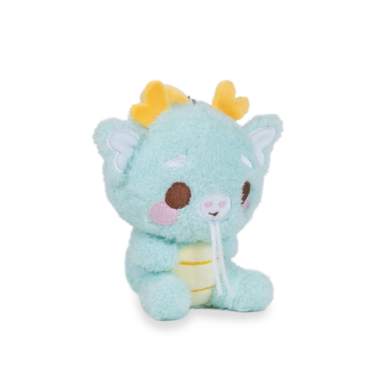 Mini Kai Keychain (Cute Kawaii Soft Blue Dragon Plush Clip)