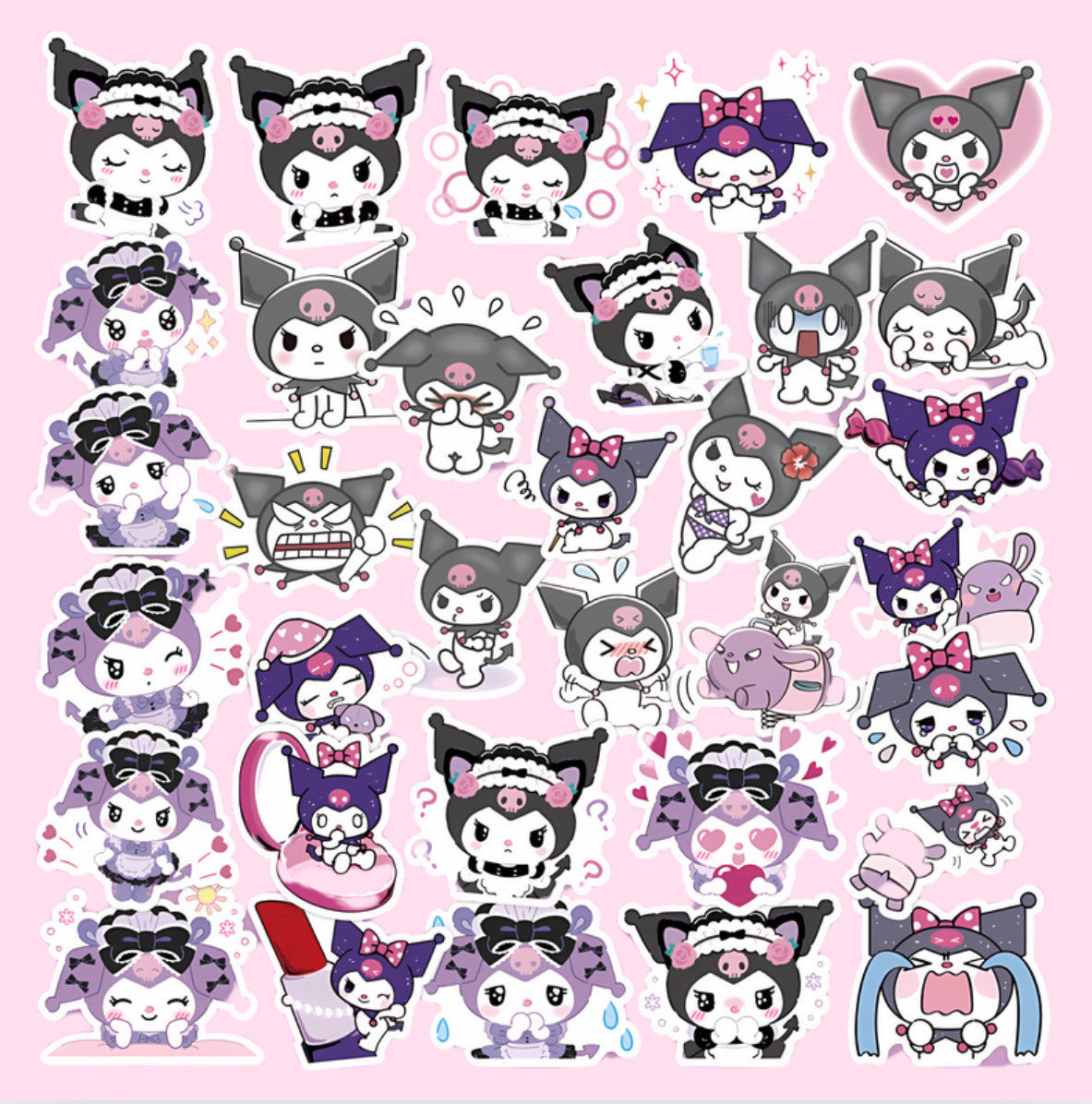 Individual Kuromi Stickers