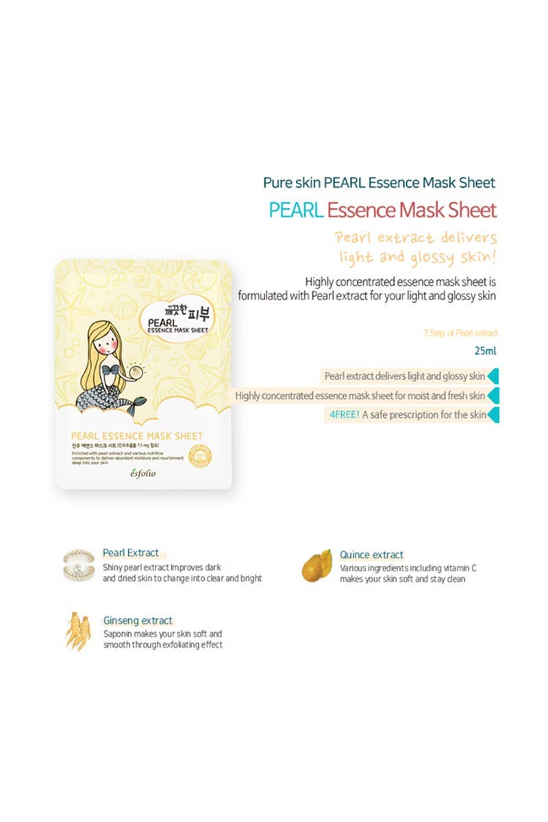 Esfolio Essence Mask Sheet Pearl