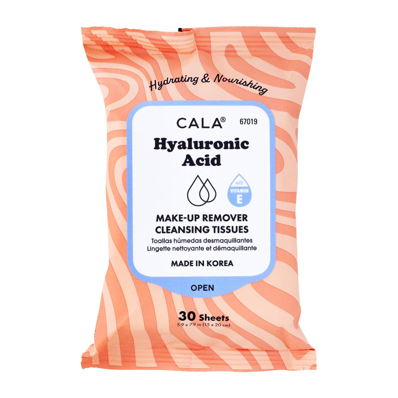 Cala Makeup Remover Wipes Tissue Cleanser: Aloe Vera