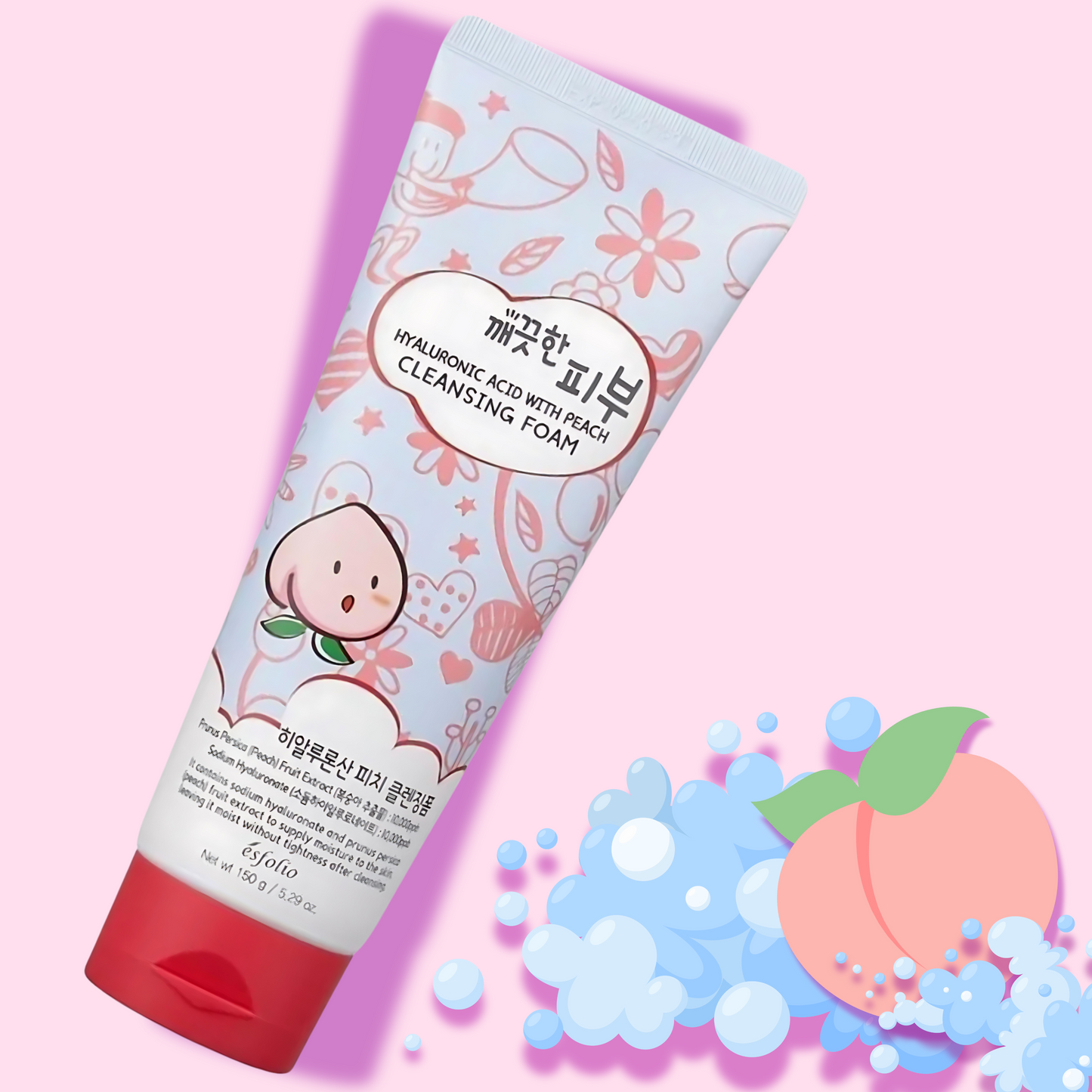 Esfolio Peach Cleansing Foam