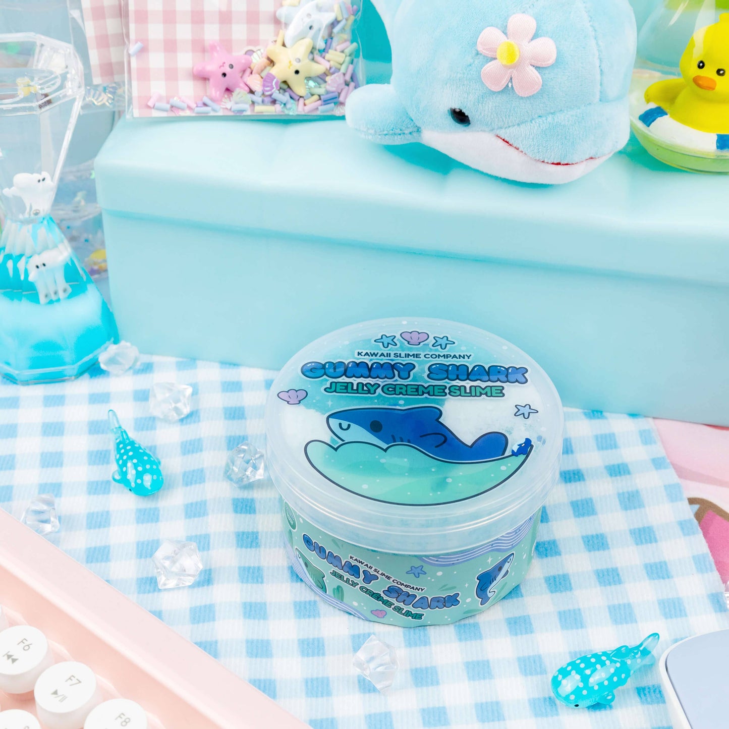 Kawaii Slime Co. Gummy Shark Jelly Creme Slime