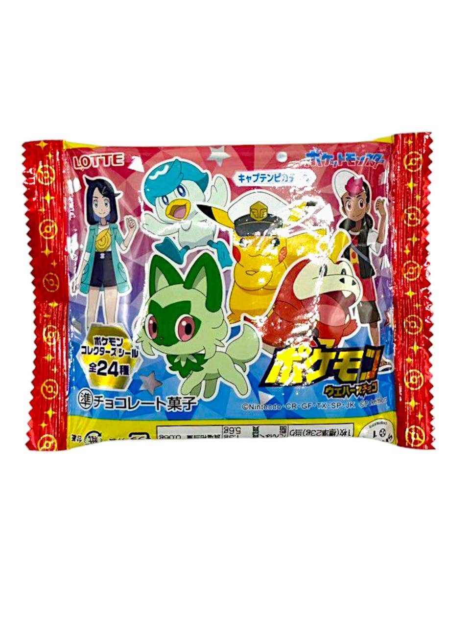 Lotte chocolate-filled Pokemon Wafer single