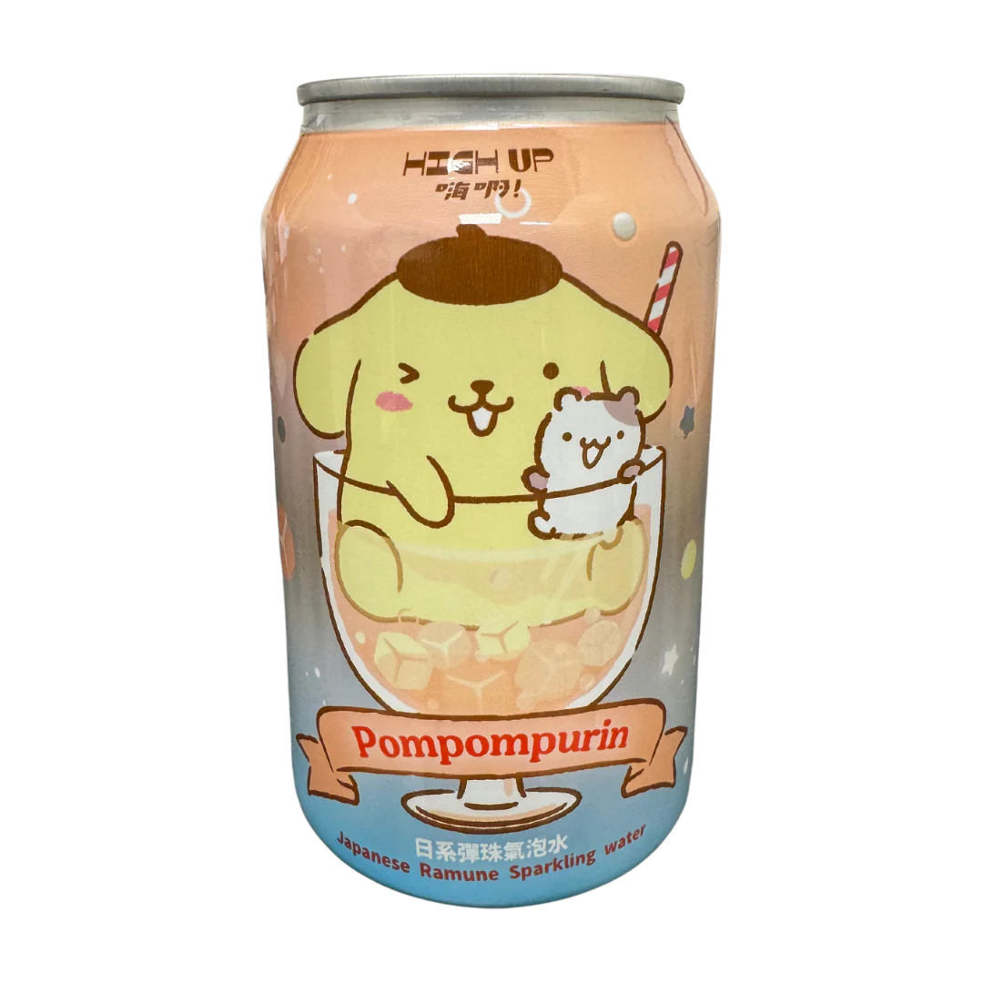 Sanrio Ramune Sparkling Water Grape Flavor 330ml