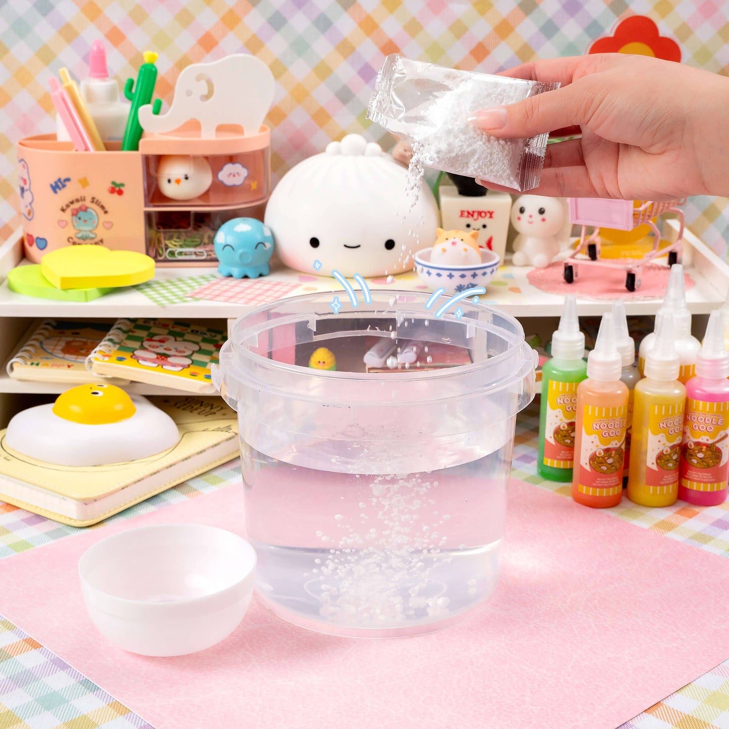 Kawaii Slime Co. Instant Ramen Noodles Slime Science Kit