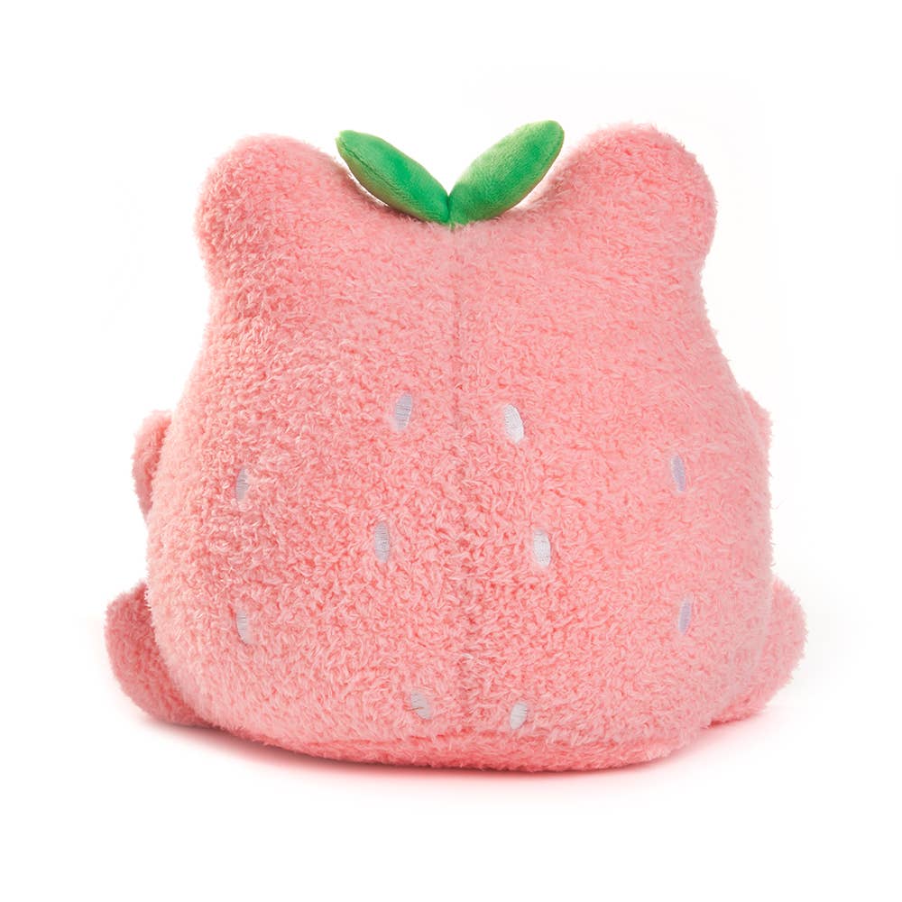 Kawaii Strawberry Wawa Cute Pink Frog Plushie