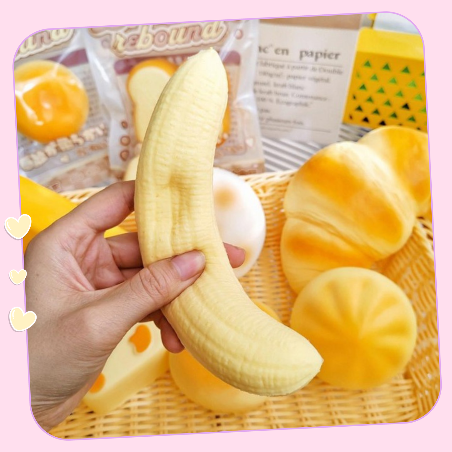 Mochi Banana Slow-Rise Squishy