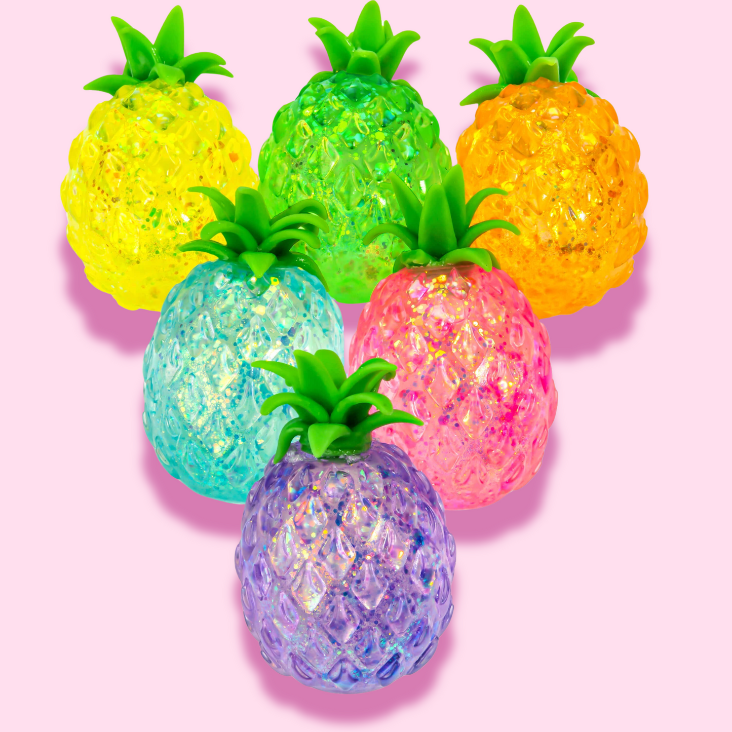 Kawaii Gummy 3D Pineapple Sensory Squishy Toy