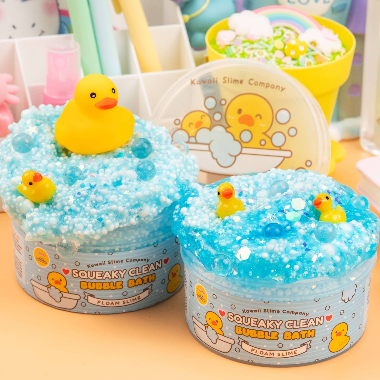 Kawaii Slime Co. Squeaky Clean Bubble Bath Floam Slime