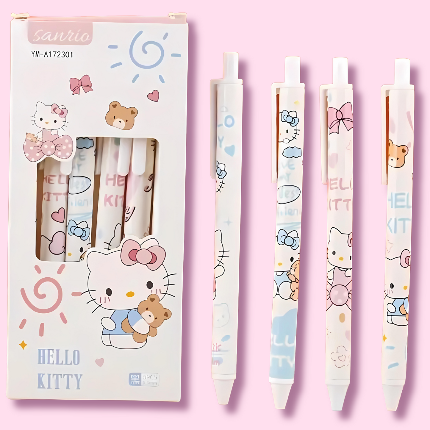 Sanrio Hello Kitty 6 Pack Pen Set