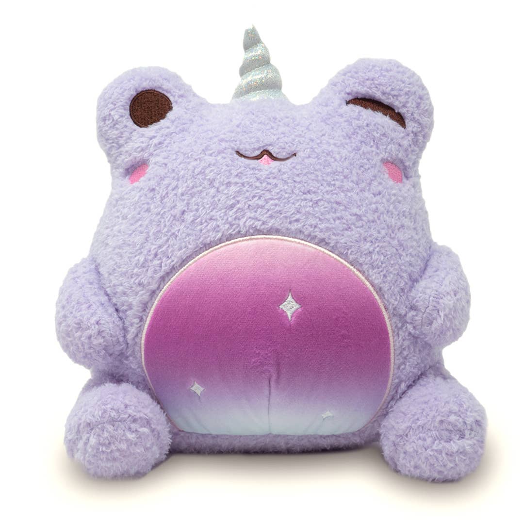 Soft Fluffy Purple Fairy Uni-Wawa Unicorn Frog Plushie