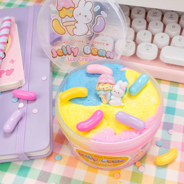 Kawaii Slime Co. Jelly Bean Ice Cream Cloud Creme Slime