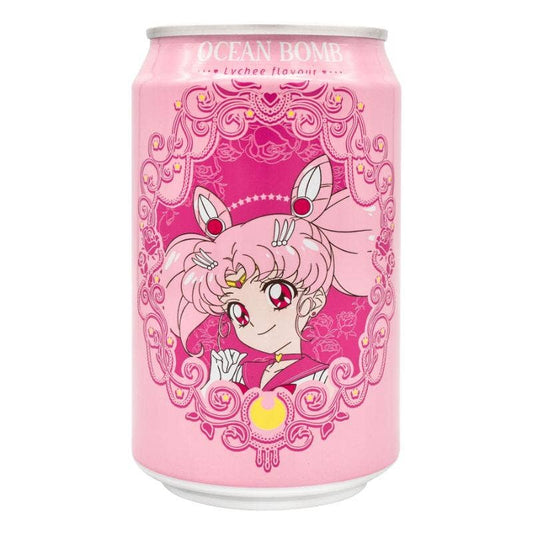 Sailor Chibi Moon Sparkling Water Lychee 330ml (Taiwan)