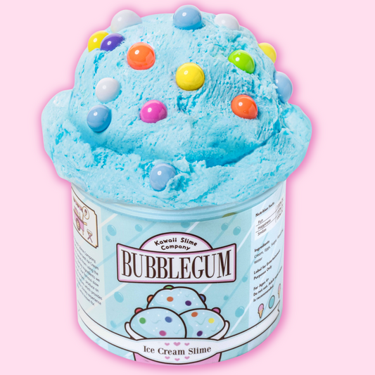 Kawaii Slime Co. Bubblegum Scented Ice Cream Pint Slime