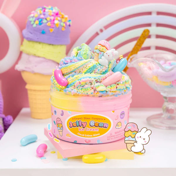 Kawaii Slime Co. Jelly Bean Ice Cream Cloud Creme Slime