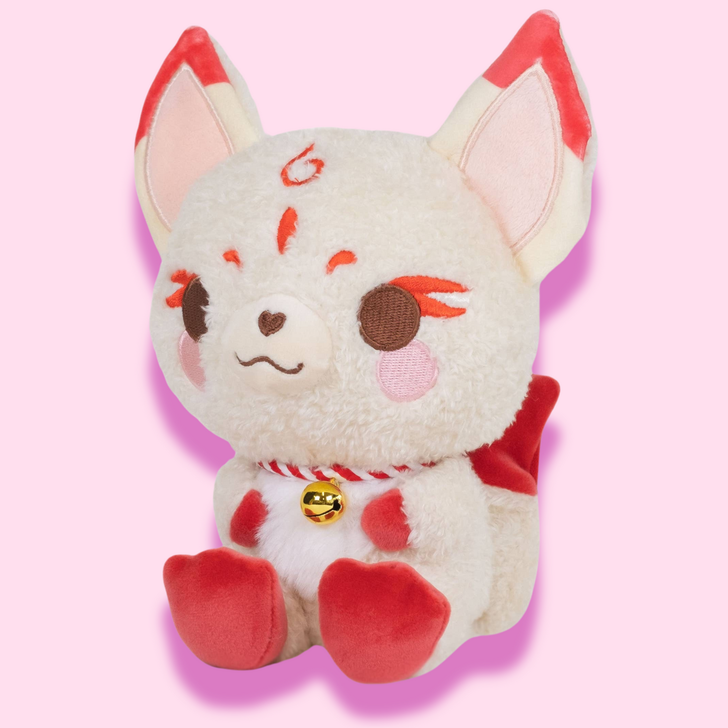 Lil Kawaii Haru the Fire Kitsune Fox Soft Plush