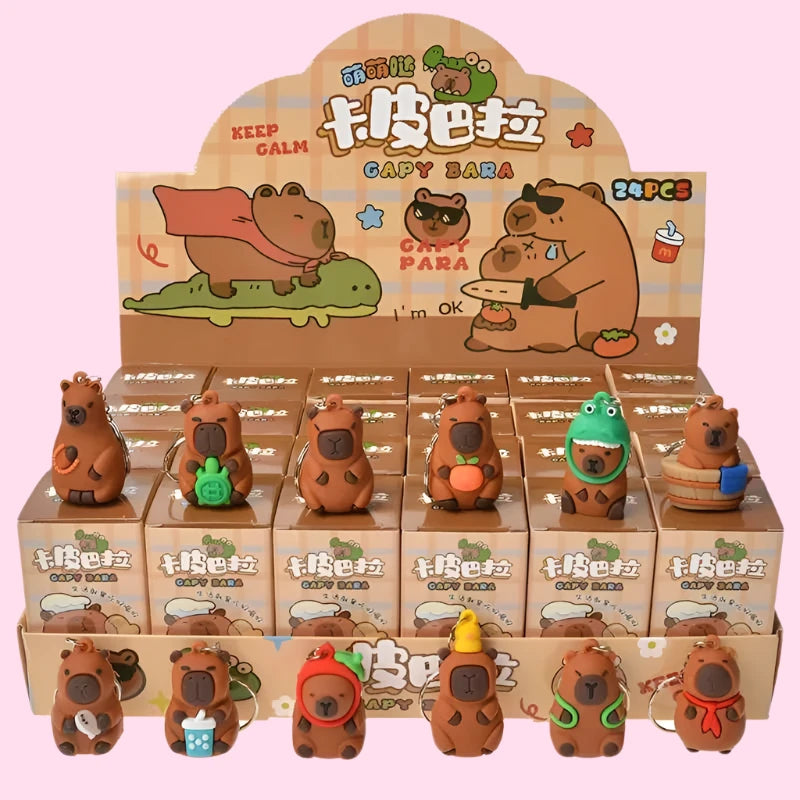 Capybara Adventures Series Keychain Blind Box