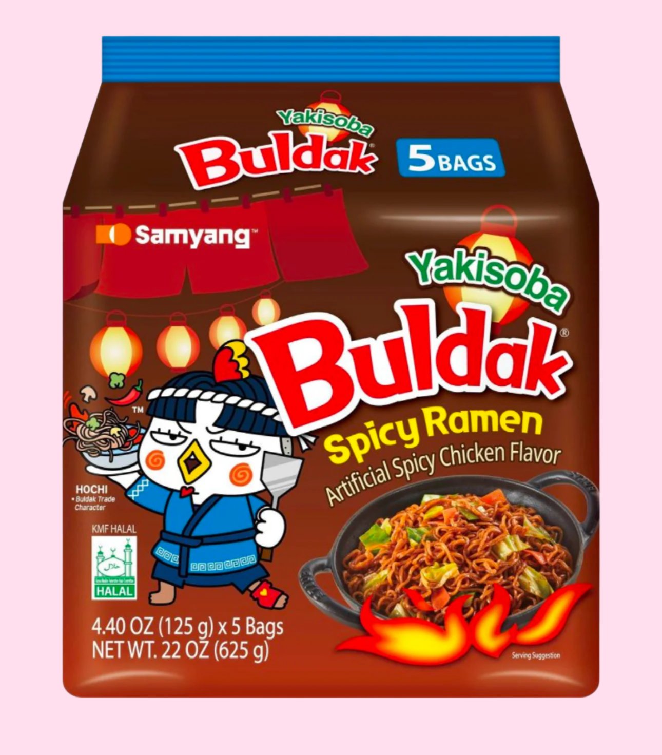 Samyang Buldak Yakisoba Spicy Ramen Flavored Noodles