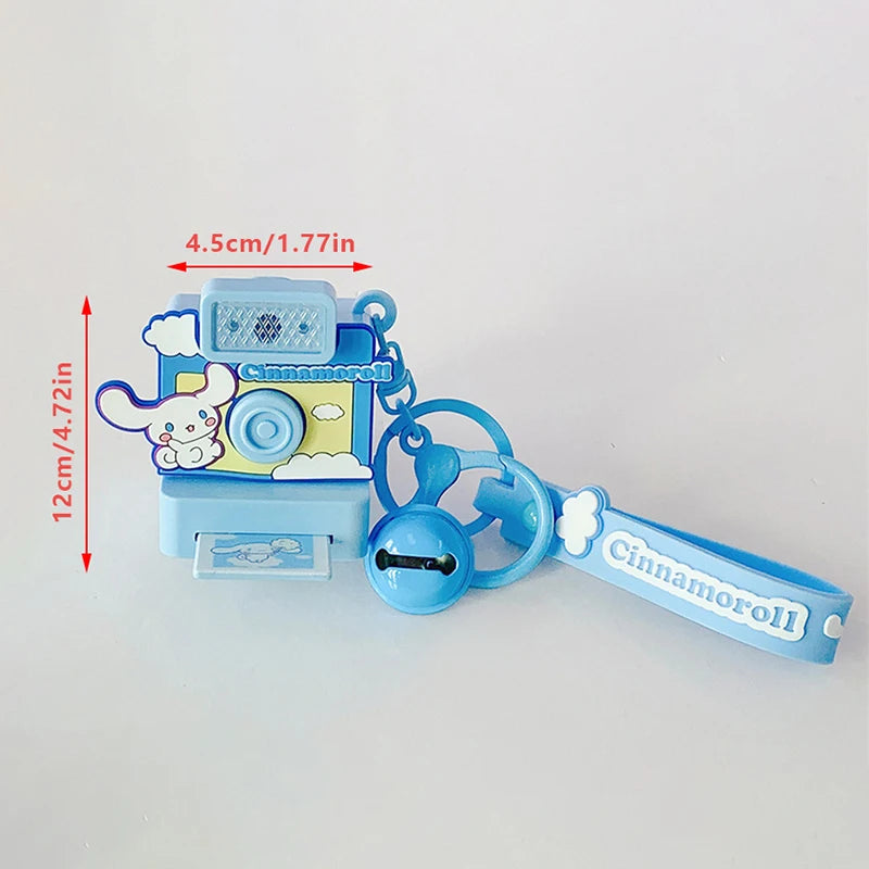 Kawaii Retro Light-Up Camera Keychain