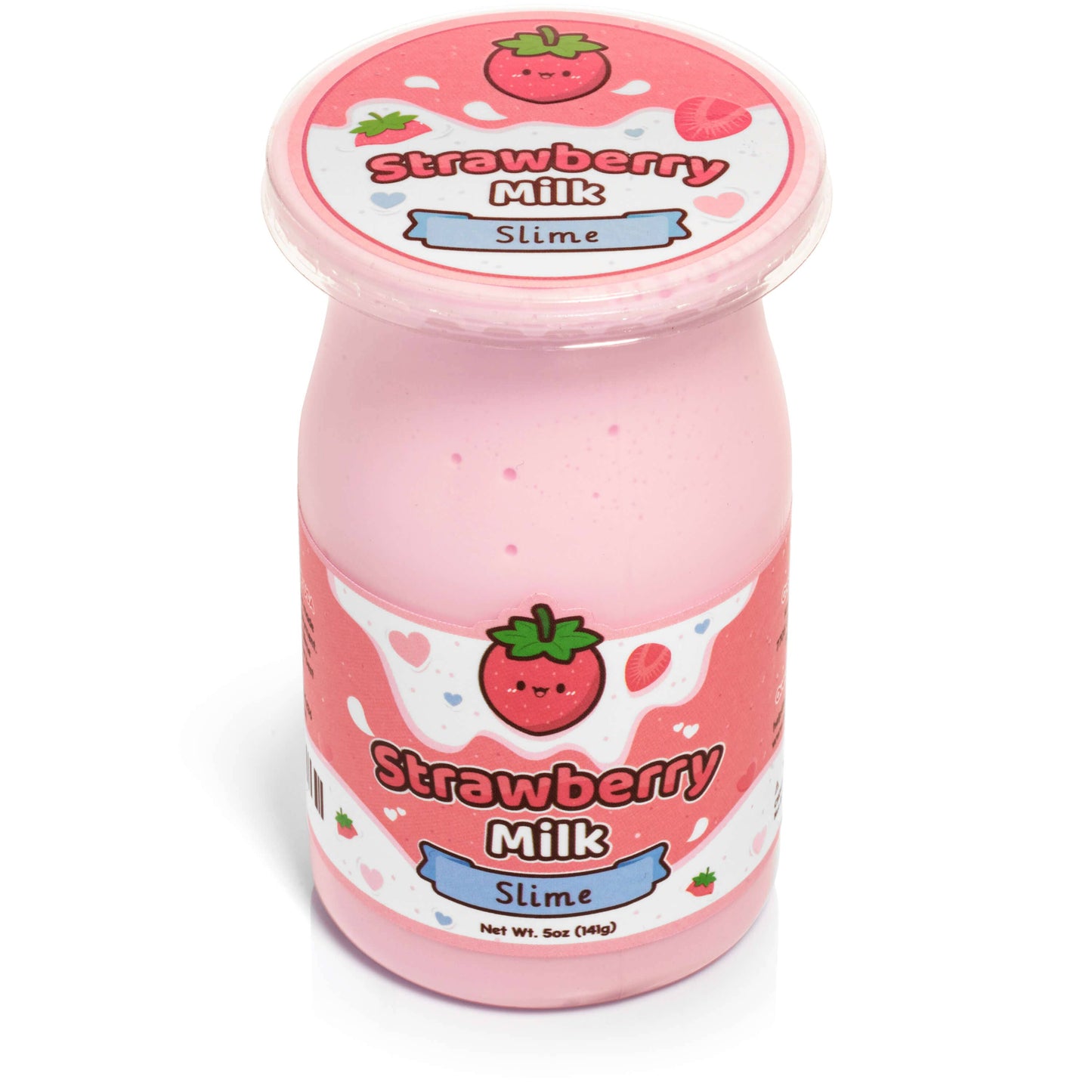 Kawaii Slime Co. Strawberry Milk Glossy Slime