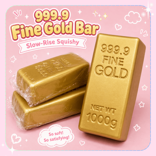 999.9 Fine Gold Bar Slow-Rise Squishy - OVERRATED