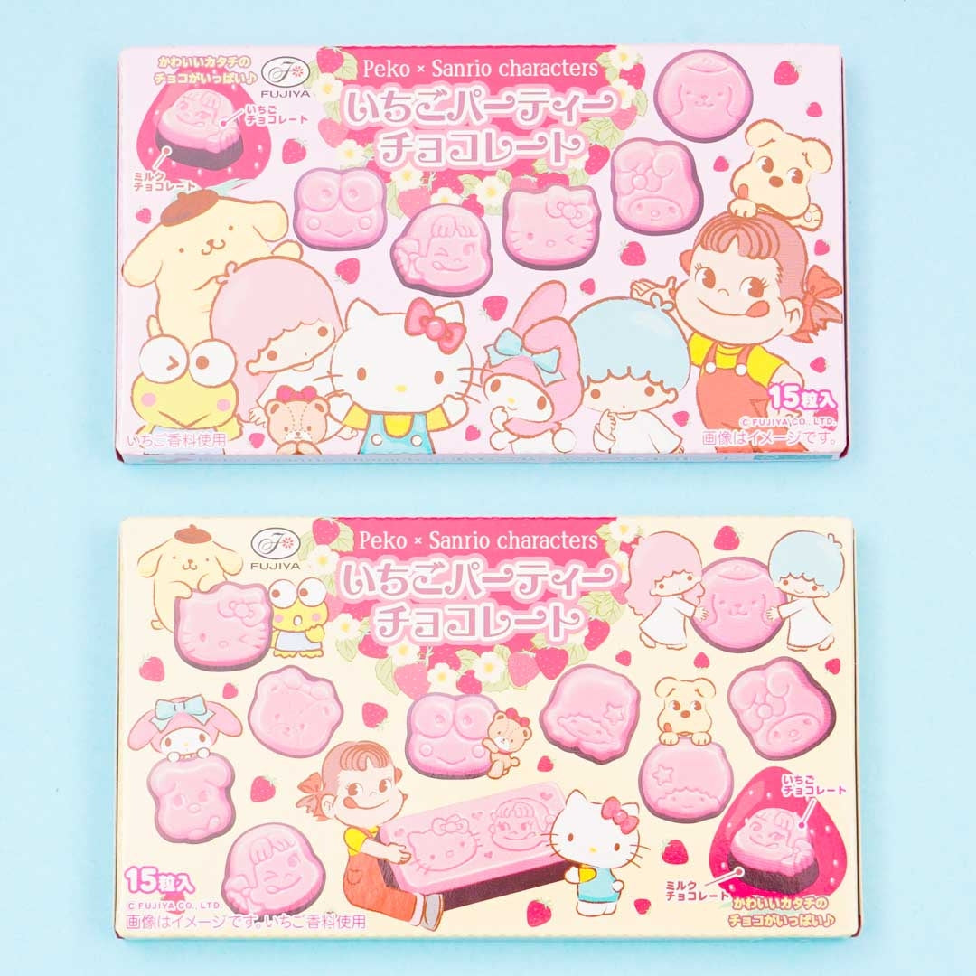 Peko-Chan x Sanrio Characters Strawberry Chocolates