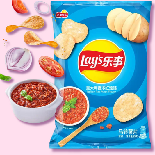 Lays Chips Italian Red Meat