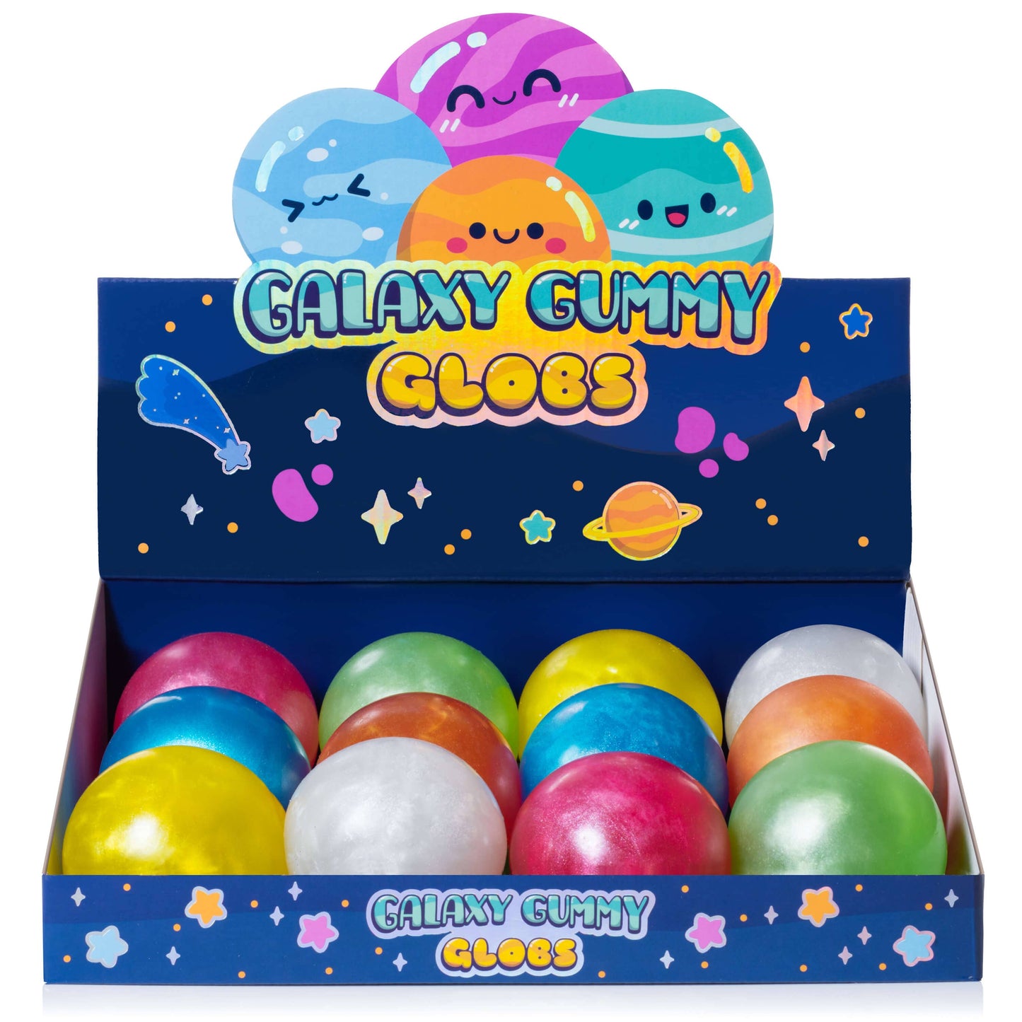 Kawaii Slime Co. Galaxy Gummy Globs SquishySensory Toy Ball