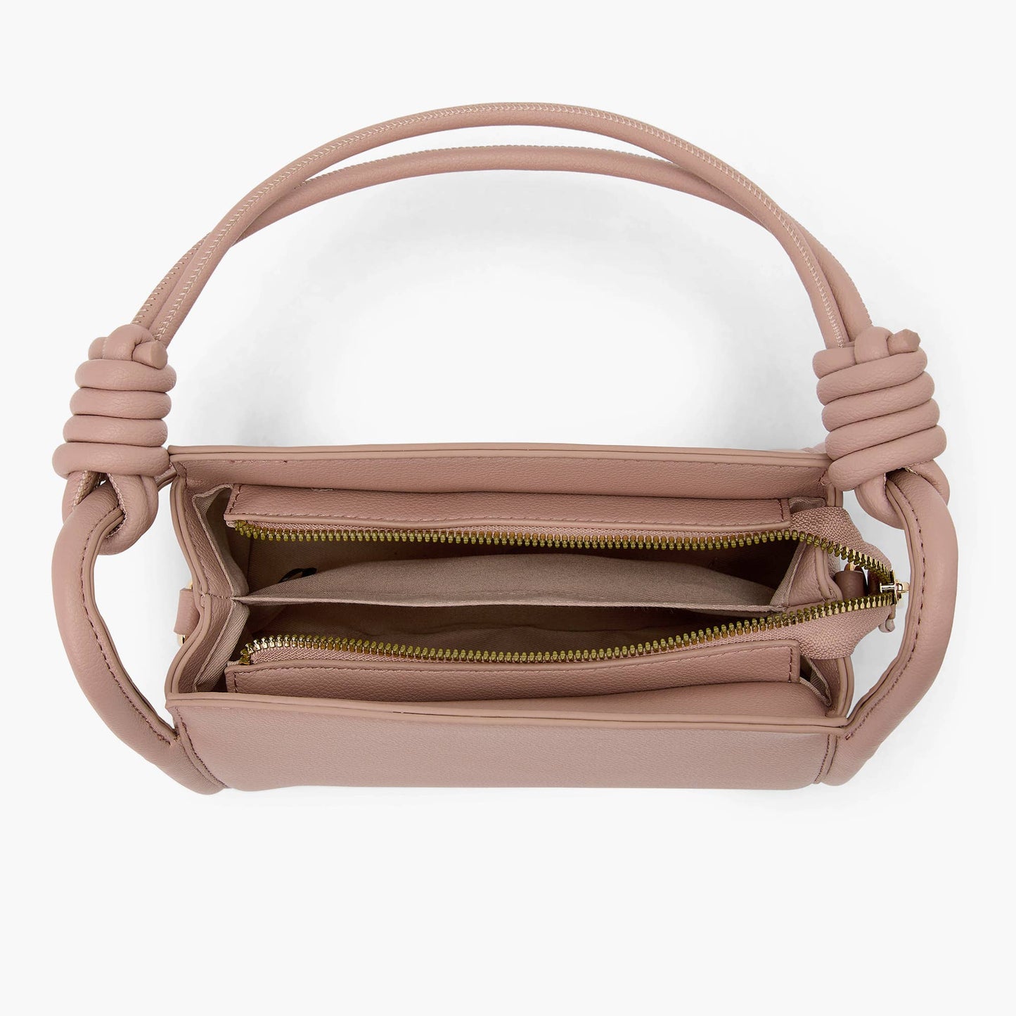 Luna Braided Handle Satchel Hand Bag