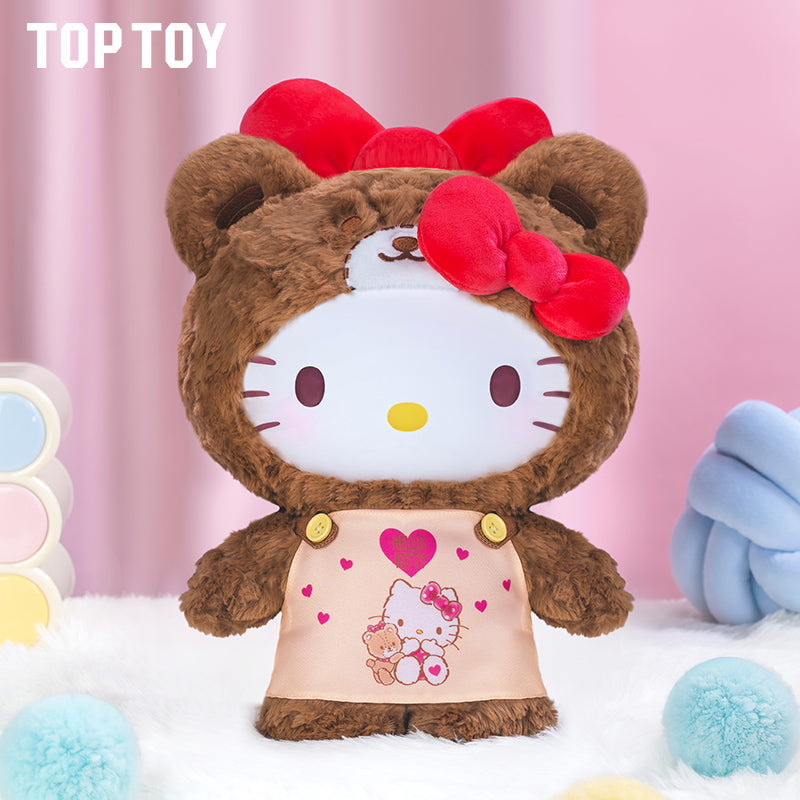 Top Toy Sanrio Hello Kitty Peach Caramel Pajama Plush
