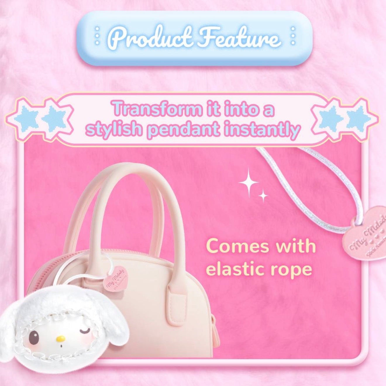 Moetch Sanrio My Melody Adorable Bunny Vinyl Plush Series Blind Box